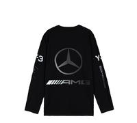 Adidas Y-3 x Mercedes-AMG PETRONAS F1 Team Chaos Logo Long Sleeve Tee L / Black