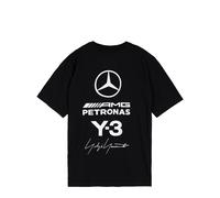 Adidas Y-3 x Mercedes-AMG PETRONAS F1 Team Logo Stack Short Sleeve Tee S / Black