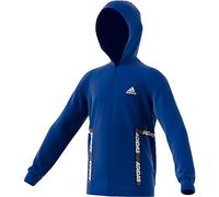 adidas Yb Sid BR FZ HD Sweatshirt Unisex Kinder, Unisex-Kinder, Sweatshirt, FK4822, Mehrfarbig (Reauni/Blanco), 110