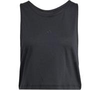 adidas Women's Motion Essentials Cropped Tank, Black, S