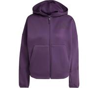 adidas Damen Z.N.E. Hoodie Jacke (Größe M, lila)