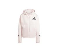 adidas Z.N.E. Full-Zip Hoodie Damen - rosa/schwarz-M