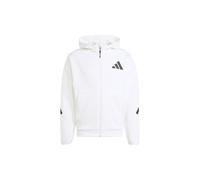 adidas Z.N.E. Full-Zip Hoodie Herren - weiß/schwarz - XL