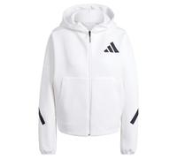 adidas Z.N.E. Full-Zip Hoodie Sportshirt für Damen, weiß, XXS