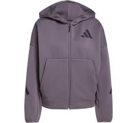 adidas Sportswear Z.N.E. Kapuzen-Sweatjacke Damen JD5985 - grey strata S