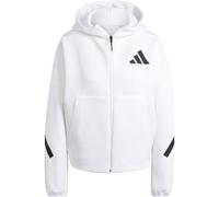 adidas Z.N.E. Zip-Hoodie Damen - white - 2XSS