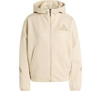 adidas Z.N.E. Damen Kapuzenjacke beige - L