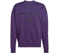 Sweatshirt ADIDAS SPORTSWEAR "M Z.N.E. CRW", Herren, Gr. L, aurora plum, Obermaterial: 57% Polyester, 43% Baumwolle, sportlich, Rundhals, Sweatshirts (48122262-L) aurora plum