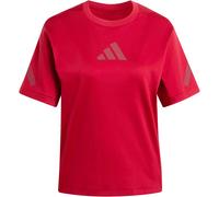adidas Z.N.E. T-Shirt Damen KC7718 - active maroon L
