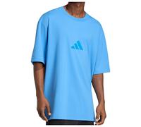 adidas - Z.N.E. Tee Logo - T-Shirt, Gr. M, blau (RayBlue)