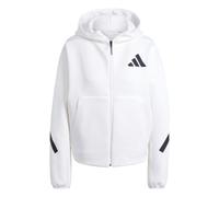 adidas Z.N.E. Zip-Hoodie Damen - white - S/S