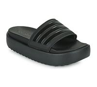 adidas Damen Adilette Platform Slides, Core Black / Core Black / Core Black, 40.5 EU