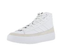 adidas Leder-Sneakers "ZNSORED" in Weiß - 25% | Größe 45 | Herrensneakers