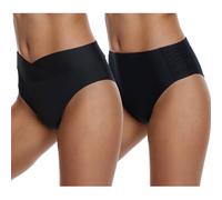 Adigaber Bikinihosen für Damen Hohe und Niedrige Taille Sexy Bikini Hose Bikinislip 2 Pack Für Frauen, Mädchen und Jugendliche