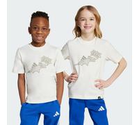 adidas Adiraptor Graphic T-Shirt Kinder JV5074 - off white 104