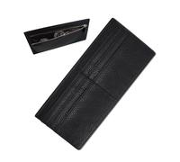 AdiStylinno Geldbörse Damen, PU Leder Portemonnaie Damen Ultra-Thin Geldbeutel, Fronttasche Geldtasche Frauen Slim Wallet mit Münzfach Cardholder mit 6 Karten Steckplätze (Schwarz)