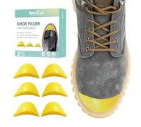 Adjustable Shoe Fillers for Big Shoes - (3 Pairs) Anti Slip Insoles for Loose Fit & Heel Slippage, Ergonomic Toe & Heel Pads for Men Women, Comfort & Secure Fit - Multi-Size
