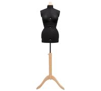 Adjustoform Schneiderbüste Lady Valet B-44/50: Damen, Erwachsene Frauen, Kunststoff, Holz, Schwarz, Birke