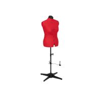 Adjustoform Schneiderbüste, Nähbüste, 8 verstellbare Teile, (EU-Konfektionsgröße 44-50) Mittel, Mohnrot, Rot (Poppy Red)