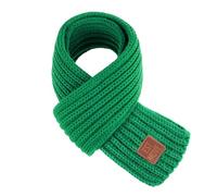 ADLABLD Warmer Schal Kinder,Strick Kinderschal für Jungen und Mädchen, Weicher Winterschal für Kinder Winter-Halswärmer(Grün)