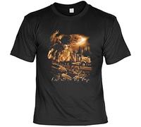 Adler Trucker Motiv Tshirt - LKW Shirt : Ridin' with The Big Boys - Motiv Shirt LKW Fahrer/Trucks Usa Gr: 5XL