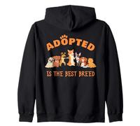 Adopted is The Best Breed: Dog Rescue Shelter & Adoption Kapuzenjacke