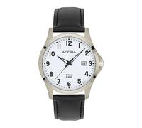 Adora Herren > Armbanduhr Ø 38mm Titangehäuse silbern > AB6343
