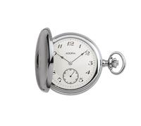 Adora Taschenuhr Savonnette Herren Ø 50mm Edelstahl Handaufzug