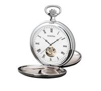 Adora Taschenuhr Savonnette Herren Ø 50mm Edelstahl Handaufzug