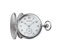 Adora Taschenuhr Savonnette Herren Ø 50mm Edelstahl Handaufzug