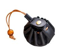 Adorable Leather Drawstring Coin Purse, Portable Leather Wallet, Car Key Case Wallet, Key Storage Organizer, Leather Coin Pouch, Small Soft Portable Coin Purse Pouch Car Key Case Wallet for Men Women