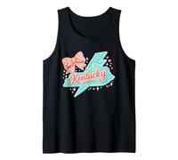 Adrette Kentucky Rosa Schleife Retro Kokette Grafik Tank Top