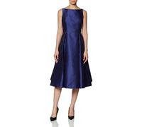 Adrianna Papell Damen Sleeveless Mid-Length Party Dress with V-Back Kleid für besondere Anlässe, Neptune, 40