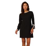 Adrianna Papell Damen Ap1d105989 Kleid, Schwarz/Elfenbein, 38