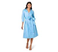 Adrianna Papell - Damen - Shirtkleid - Taffeta Shirt Midi Dress - Brunch, Abendessen, Cocktail, Hochzeit, Anlass