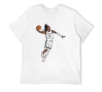 ADU Ja Morant - Maglietta Slam Dunk Memphis,Men's T Shirt White 3XL