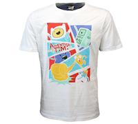 Adventure Time Extreme Action T-Shirt - Offizielles Merchandise XXL Weiß