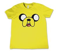 Adventure Time Offizielles Lizenzprodukt Jake The Dog Girls Kinder T-Shirt (Gelb), 10 Years