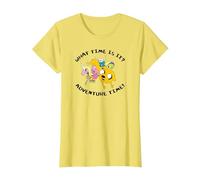 Adventure Time What Time is It T-Shirt, Damen, Gelb, XL
