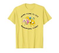 Adventure Time What Time is It T-Shirt, Herren, Gelb, L