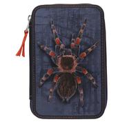 Adventure World 2 Fach Federtasche mit Spinne
