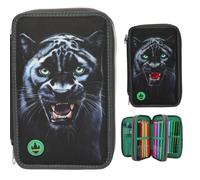 Adventure World 3 Fach Federtasche LED PANTHER