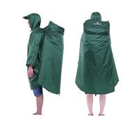 Adventure World Globotrekker Leichter Rucksackponcho (mehrere Farboptionen erhältlich) (Waldgrün)
