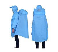 Adventure World Globotrekker Rucksack Poncho Leichter wasserdichter Regenponcho für Wandern, Camping, Reisen & Outdoor - Einheitsgröße (Himmelblau)