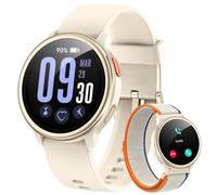 aeac Smartwatch Damen Rund, 1.27" Smart Watch mit Telefonfunktion/Whatsapp,Uhren Damen mit Pulsuhr Schlafmonitor Schrittzähler Uhr,120+ Sportmodi 3ATM Wasserdicht,Fitnessuhr für Samsung iOS Android