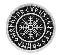 Aegishjalmur Helm of Awe Viking Norse Runic Heathen Morale Tactical Fastener Patch
