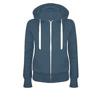 AEGJEGVD Sweatjacke Damen Kapuzenjacke Damen Sweatshirt Jacke Damen Hoody Damen Mit Kapuze Zip Hoodie Damen Reißverschluss Sweatjacke Damen Große Größen Damen Oberteile Freizeit & Party Dünn