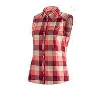 Funktionsbluse MAIER SPORTS "Sana sleeveless", Damen, Gr. 42, rot, 97% Polyester, 3% Elasthan, Blusen, ärmellose Damen Bluse, sommerliches Blusen-Shirt, Karobluse, Reg. Fit (65384842-42) rot