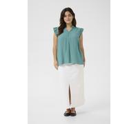 Ärmellose Bluse Regular fit Teal blue EU 50 / UK 22