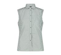 Ärmellose Damen-karierte Bluse CMP Grün XS